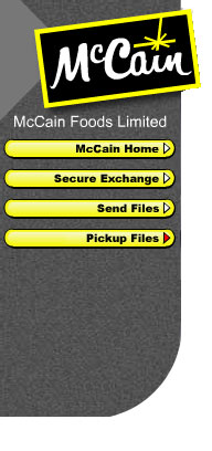 McCain - Secure File Exchange | Powered by LeapFILE